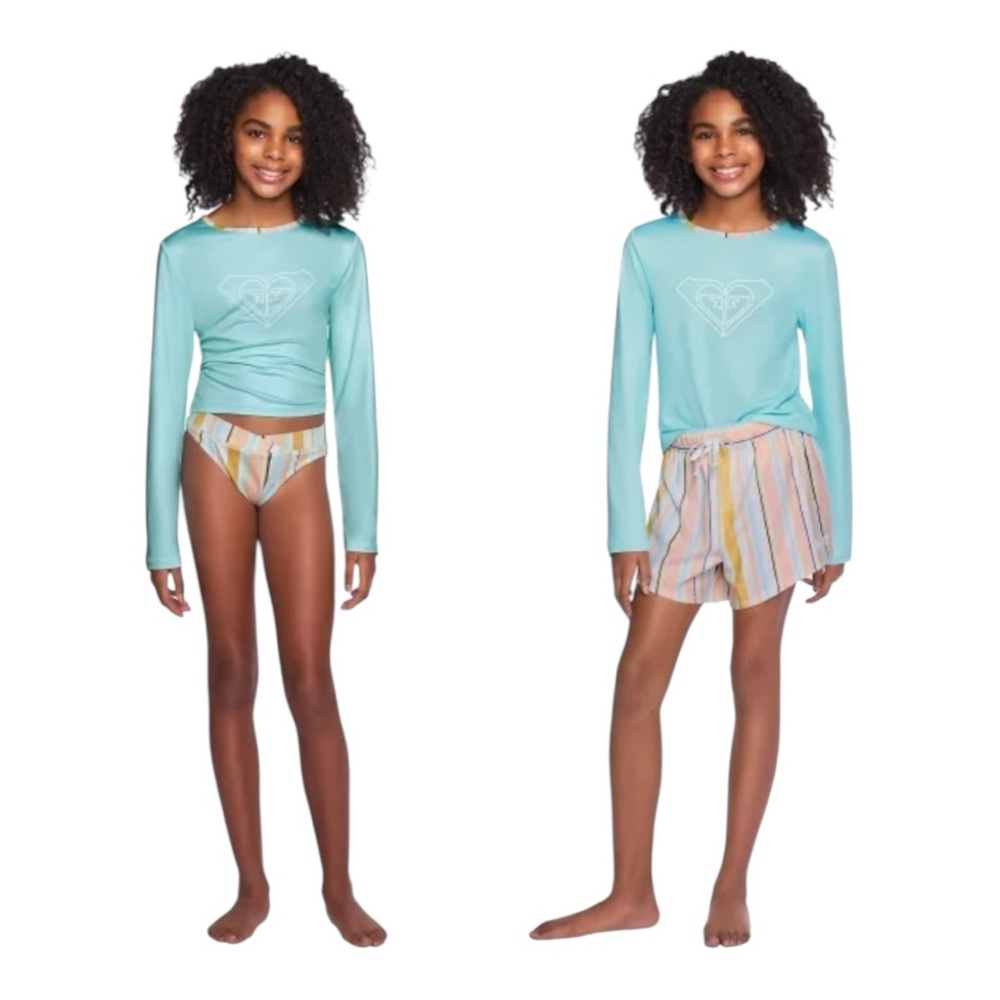 NWT Roxy 3-piece girls swim set